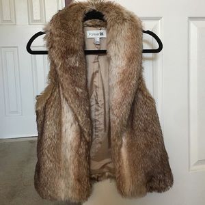 Faux Fur Vest Forever 21